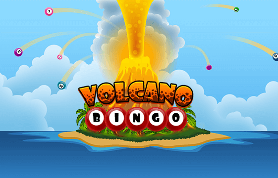 An image of the volcano Casino logo
