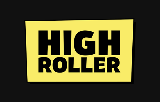 Kuva high roller-kasino-bannerista