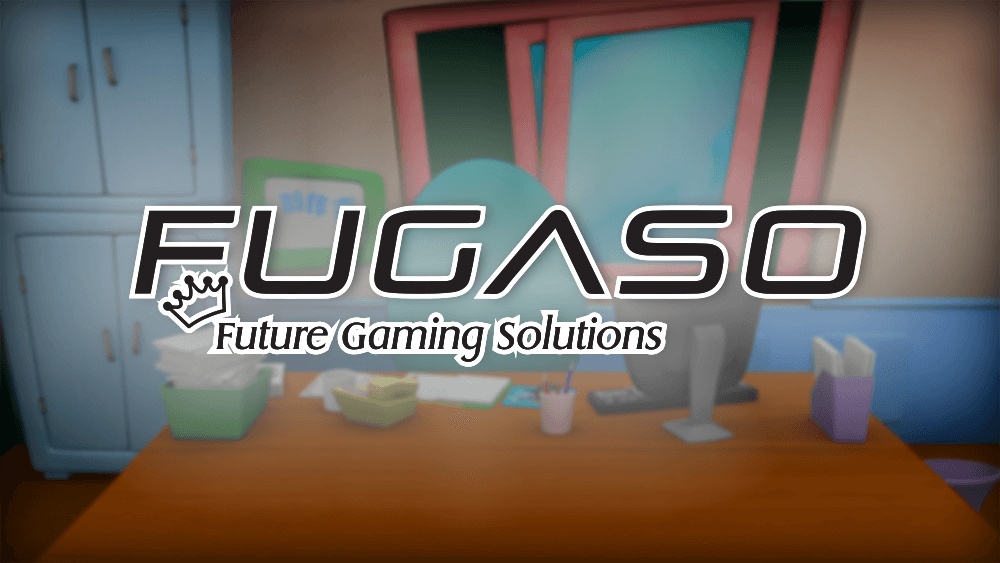 An image of the fugaso logo on a fugaso background